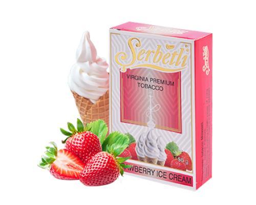 Serbetli strawberry ice cream (клубничное мороженное)