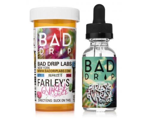 Жидкость BAD DRIP (Farley's gnarly sauce 30 ml.) (0 мг.; 3 мг.; 6 мг.; 12 мг.)
